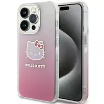 Apple iPhone 14 Pro Max Hello Kitty dėklas IML Gradient Electrop Kitty Head (HKHCP14XHDGKEP) rožinės spalvos