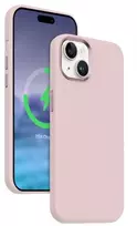 Crong Color Cover LUX Magnetic - Dėklas iPhone 15 Plus MagSafe (rožinis)
