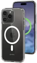 Crong Clear MAG dangtelis – dėklas iPhone 15 Pro MagSafe (skaidrus)