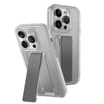 UNIQ dėklas Heldro Mount with Stand Apple iPhone15 Pro Max 6.7" skaidrus