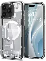 Spigen Ultra Hybrid Zero One (MagFit) dėklas skirtas Apple iPhone 15 Pro, spalva - Zero One White