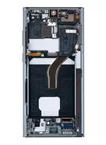Dėklas LCD ekranas + jutiklinis blokas + priekinis dangtelis „Samsung S908B Galaxy S22 Ultra Žalias“ (pakeitimų paketas)