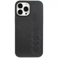 Apple iPhone 13 Pro Max Audi Synthetic odinis dėklas (AU-TPUPCIP13PM-TT/D1-BK) juodos spalvos
