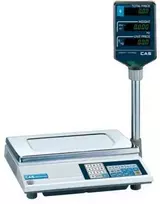 Virtuvinės svarstyklės Prekybinės elektroninės svarstyklės CAS AP-M 30 kg. su metrologine patikra