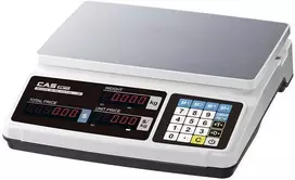 Virtuvinės svarstyklės Elektroninės svarstyklės CAS PR II PLUS 15 kg