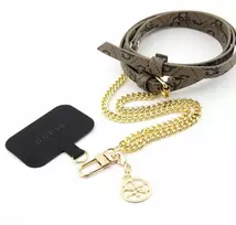 Dėklas Universali Guess Lanyard / Pakabukas (GUOUC4MG4EW) Universali CBDY raudona/rudos spalvos 4G grandinė