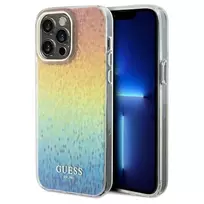 Apple iPhone 13 Pro Max Guess dėklas IML Faceted Mirror Disco Iridescent (GUHCP13XHDECMI) įvairiaspalvis