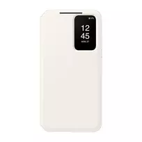 ZS711CWE Smart View piniginės dėklas Samsung Galaxy S23 FE, Baltas
