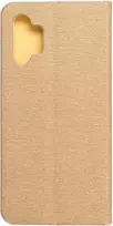 Dėklas Forcell Oem LUNA Book Gold skirtas Samsung Galaxy A32 5G aukso spalvos