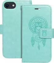 Dėklas Forcell Oem Flip case for iPhone 7 / 8 / SE 2020 / SE 2022 Mezzo Book dreamcatcher žalias