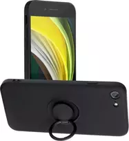 Dėklas Oem Case for iPhone 7 / 8 / SE 2020 / SE 2022 Silicone Ring juodas