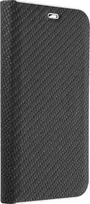 Dėklas Oem LUNA Book Carbon skirtas Xiaomi Redmi Note 12 Pro 5G juodos spalvos