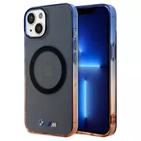 BMW Gradient Bumper MagSafe Apple iPhone 15 Plus / 14 Plus - dėklas telefonui pilkos spalvos
