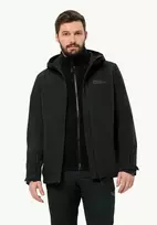 JackWolfskin Vyriška striukė Jack Wolfskin TAUBENBERG 3in1 | juoda