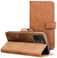 Forcell Oem TENDER Book dėklas skirtas Xiaomi Redmi Note 11 Pro / 11 Pro 5G rudos spalvos