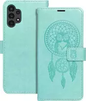 Forcell Oem MEZZO Book dėklas skirtas Samsung Galaxy A13 4G dreamcatcher žalios spalvos
