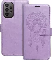 Oem MEZZO Book dėklas skirtas Samsung Galaxy A23 5G dreamcatcher violetinės spalvos