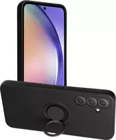 Oem SILICONE RING dėklas skirtas Samsung Galaxy A54 5G juodos spalvos