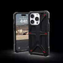 Urban Armor Gear UAG Monarch Apple iPhone 15 Pro - dėklas telefonui juodos spalvos kevlar