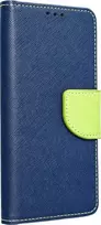 Oem FANCY Book dėklas skirtas Xiaomi Redmi Note 12 5G mėlynos spalvos / lime
