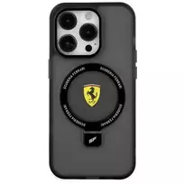Apple iPhone 14 Plus / 15 Plus Ferrari dėklas Ring Stand 2023 Collection MagSafe (FEHMP15MUSCAK) juodos spalvos