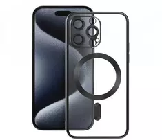 Vmax Galvaninis Mag TPU dėklas skirtas iPhone 14 Pro Max 6,7" juodas