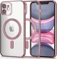 Tech-Protect MagShine Line MagSafe Apple iPhone 11 – dėklas telefonui rožinės spalvos