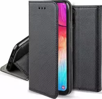 Dėklas Flip case for Realme C25Y Smart Case Book juodas