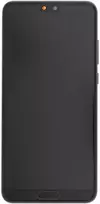 Dėklas For_Huawei LCD Ekranas + Touch Unit + Front Cover Huawei P20 Juodas