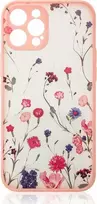 Hurtel Design Case Dėklas Samsung Galaxy A12 5G W Kwiaty Rožinė