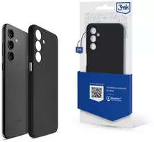3MK Silicone Dėklas Samsung Galaxy A15 5G A156 juodos spalvos