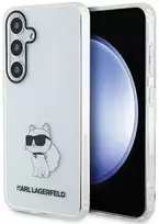 Samsung Galaxy S24 Plus Karl Lagerfeld dėklas IML Choupette (KLHCS24MHNCHTCT) skaidrus
