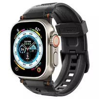 Dėklas Spigen Rugged Ultra apyrankė, matinės juodos spalvos – Apple Watch 49mm/46mm/45mm/44mm/42mm