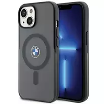 Apple iPhone 15 Plus BMW dėklas IML Signature MagSafe (BMHMP15MDSLK) juodos spalvos