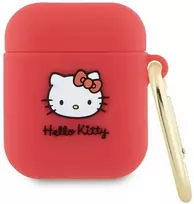 Dėklas „Apple AirPods“ ausinių „Hello Kitty“ silikoninė 3D „Kitty“ galvutė (HKA23DKHSF)