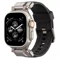 Dėklas Spigen Durapro Armor apyrankė skirta Apple Watch 4/5/6/7/8/9/SE/ Ultra (42/44/45/49 mm) – juodos spalvos