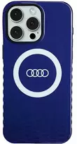 Dėklas Apple iPhone 15 Pro Max Audi IML Big Logo MagSafe (AU-IMLMIP15PM-Q5/D2-BE) mėlynos spalvos