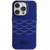 Audi IML MagSafe Dėklas Apple iPhone 14 Pro 6.1″ mėlynos spalvos hardcase AU-IMLMIP14P-A6/D3-BE
