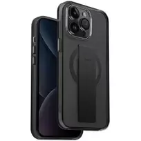 UNIQ dėklas Heldro Mag Apple iPhone 15 Pro Max 6.7" Magclick Charging juodos spalvos
