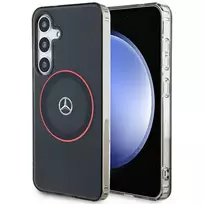 Mercedes Benz Samsung Galaxy S24 Mercedes dėklas Double Layer W/ Raudona MagSafe (MEHMS24S23HUORK) juodos spalvos