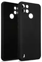 Beline Silikoninis Realme C25Y 2021 dėklas telefonui juodos spalvos