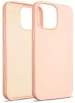 Beline Silikoninis Apple iPhone 15 Pro Max 6,7" dėklas telefonui rožinio aukso spalvos