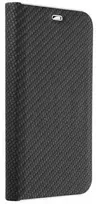 Dėklas Forcell Oem LUNA Book Carbon skirtas Samsung Galaxy A52 5G / A52 LTE ( 4G ) / A52s 5G juodos spalvos