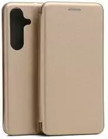 Beline Book Magnetic Samsung Galaxy S24 S921 dėklas telefonui aukso spalvos