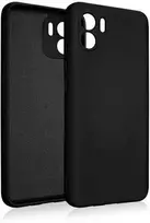 Beline silikoninis Xiaomi Redmi A2 dėklas telefonui juodos spalvos