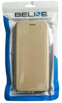 Beline Book Magnetic Samsung Galaxy M31s M317 dėklas telefonui aukso spalvos