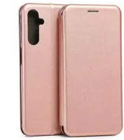 Beline Book Magnetic Samsung Galaxy M34 5G M346 dėklas telefonui rožinio aukso spalvos