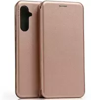 Beline Book Magnetic Samsung Galaxy A34 5G A346 dėklas telefonui rožinio aukso spalvos