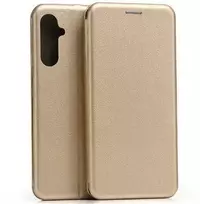 Beline Book Magnetic Samsung Galaxy A54 5G A546 dėklas telefonui aukso spalvos