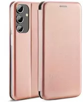 Beline Book Magnetic Samsung Galaxy A14 5G A146 dėklas telefonui rožinio aukso spalvos